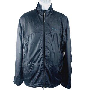 Marmot Men's Black Long Sleeve Lightweight Full-Zip Windbreaker Jacket Size L